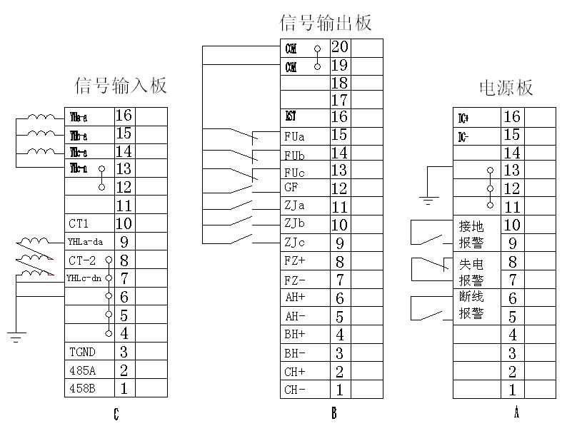 装置端子接线图